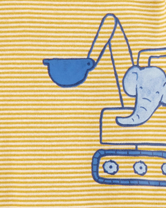 CARTER´S SET 3 PIEZAS OSITO PIJAMA Y GORRO "CONSTRUCCION" - comprar online