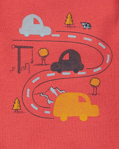 CARTER´S PACK 3 BODYS MANGAS CORTAS "AUTITOS" - comprar online