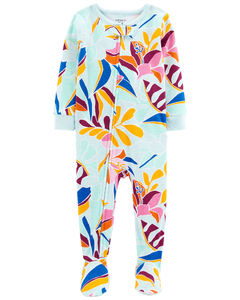 CARTER´S OSITO PIJAMA ALGODON CIERRE "FLORAL"