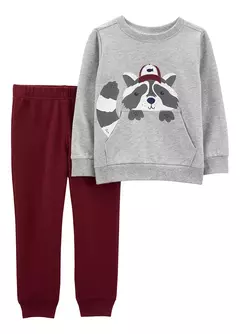 Carter´s Set 2 Piezas Buzo Jogger "Mapache"