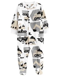 CARTER´S OSITO PIJAMA MICROPOLAR BROCHES "VEHICULOS"