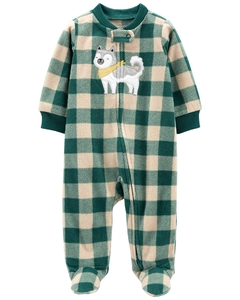 CARTER´S OSITO PIJAMA MICROPOLAR CIERRE "PERRO"