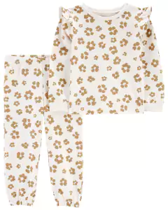 CARTER´S SET 2 PIEZAS REMERA MANGAS LARGAS Y PANTALON "LEOPARDO"