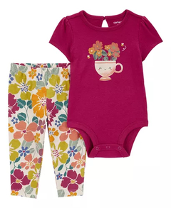 CARTER'S SET 2 PIEZAS BODY MANGAS CORTAS Y PANTALÓN