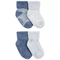 Carter's Pack 4 Pares de Medias talle 0-3