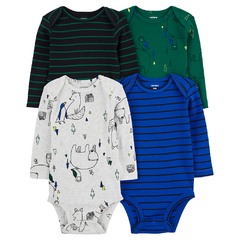 CARTER´S PACK 4 BODIES MANGAS LARGAS - comprar online