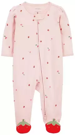 Carter's Osito-Pijama Algodón Cierre Frutillas