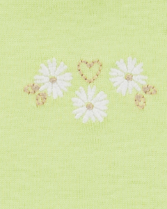 Carter's Set 3 Piezas Body Mangas Cortas Body Musculosa y Pantalón Margaritas en internet