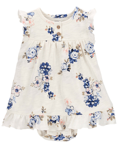Carter's Set 2 Piezas Body Vestido Mangas Cortas y Cárdigan Floral - comprar online