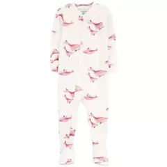 Carter's Osito-Pijama Algodón con Cierre Ballenas