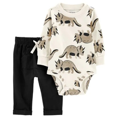 CARTER´S SET 2 PIEZAS BODY Y PANTALON "RINOCERONTE"