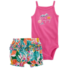 CARTER´S SET 2 PIEZAS BODY MUSCULOSA Y SHORT "GROWING EVERY DAY"