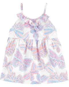 OSH KOSH Remera con Volados "MARIPOSAS"