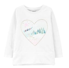 OSH KOSH REMERA MANGAS LARGAS "CORAZON"