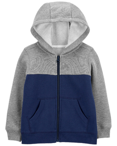 CARTER´S CAMPERA CAPUCHA "AZUL Y GRIS"