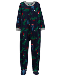 CARTER´S OSITO PIJAMA MICROPOLAR CIERRE "DINOSAURIOS"