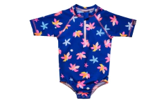 OCEAN 5 BODYSUITS MANGAS CORTAS "TROPIC AZUL"