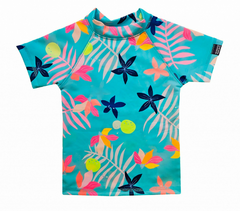 OCEAN 5 REMERA MANGAS CORTAS "TROPIC AGUAMARINA"