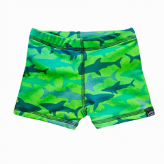 OCEAN 5 SHORT "SHARK ATTACK VERDE LIMA"