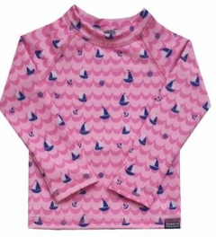 OCEAN5 Remera Mangas Largas "SHIPS ROSA"
