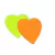 notas adhesivas transparente memo fix corazon