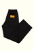 Calça de Moletom Oversized Reta Unissex - Preto - loja online