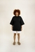 Camiseta Oversized de Moletinho Tião Goluda ou Mock Neck Unissex - Preta - comprar online