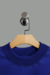 Camiseta Oversized de Moletinho Tião Goluda ou Mock Neck Unissex - Azul Royal - comprar online