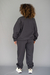 Calça de Moletom Oversized 2.0 Unissex - Cinza Chumbo - PRONTA ENTREGA - Isa Lucena Ateliê