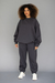 Blusa de Moletom Unissex - Cinza Chumbo