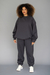Calça de Moletom Oversized 2.0 Unissex - Cinza Chumbo - PRONTA ENTREGA