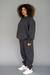 Blusa de Moletom Unissex - Cinza Chumbo - comprar online