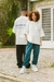 Camiseta Oversized de Moletinho Goluda ou Mock Neck Unissex Alucenado Off