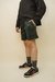 SHORTS VELUDO COTELÊ VERDE UNISSEX - Isa Lucena Ateliê
