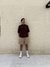 Shorts de Moletom Unissex - Marrom - comprar online