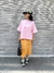 camiseta rosa box