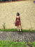 vestido marrom