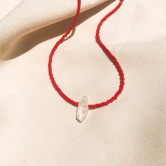 Gargantilha Miçanga Cristal - loja online
