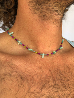 Gargantilha Amazonita - loja online
