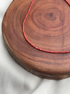 Gargantilha Coral Reconstituida - loja online
