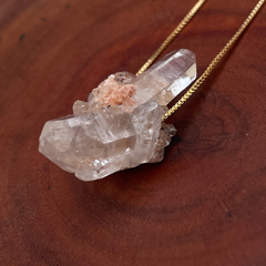 Imagem do Colar Cristal de Quartzo Dourado