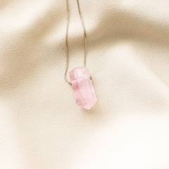 Colar Difusor Quartzo Rosa