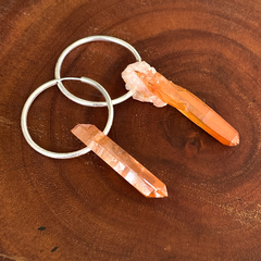 Brincos Quartzo Tangerina - comprar online