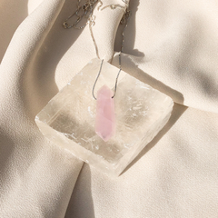 Colar Quartzo Rosa