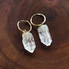 Brinco Cristal Dourado - comprar online