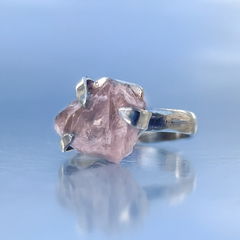 Anel Quartzo Rosa
