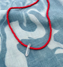 Gargantilha Miçanga Cristal - comprar online