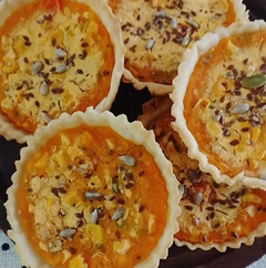 Tartaletas congeladas surtidasx2 "calabaza y choclo /espinaca"