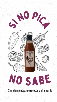 sriracha de rocotos y ajies amarillos