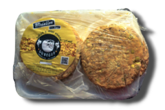 Medallon de lentejas y arroz yamani por 4 unidades 150 gr cada uno